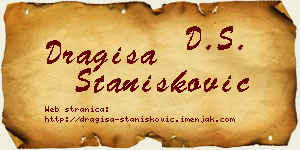 Dragiša Stanišković vizit kartica